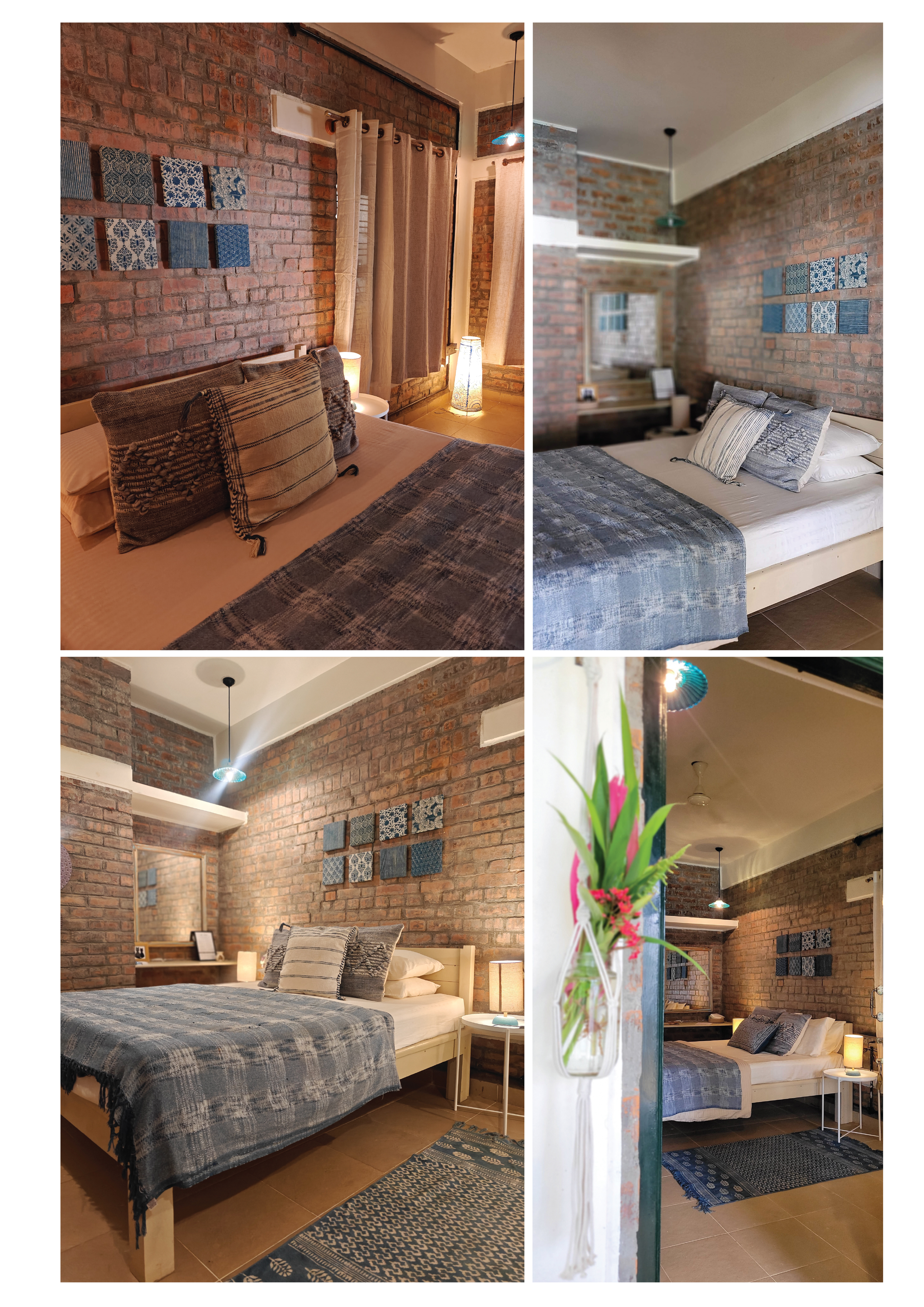 Brick bedroom
