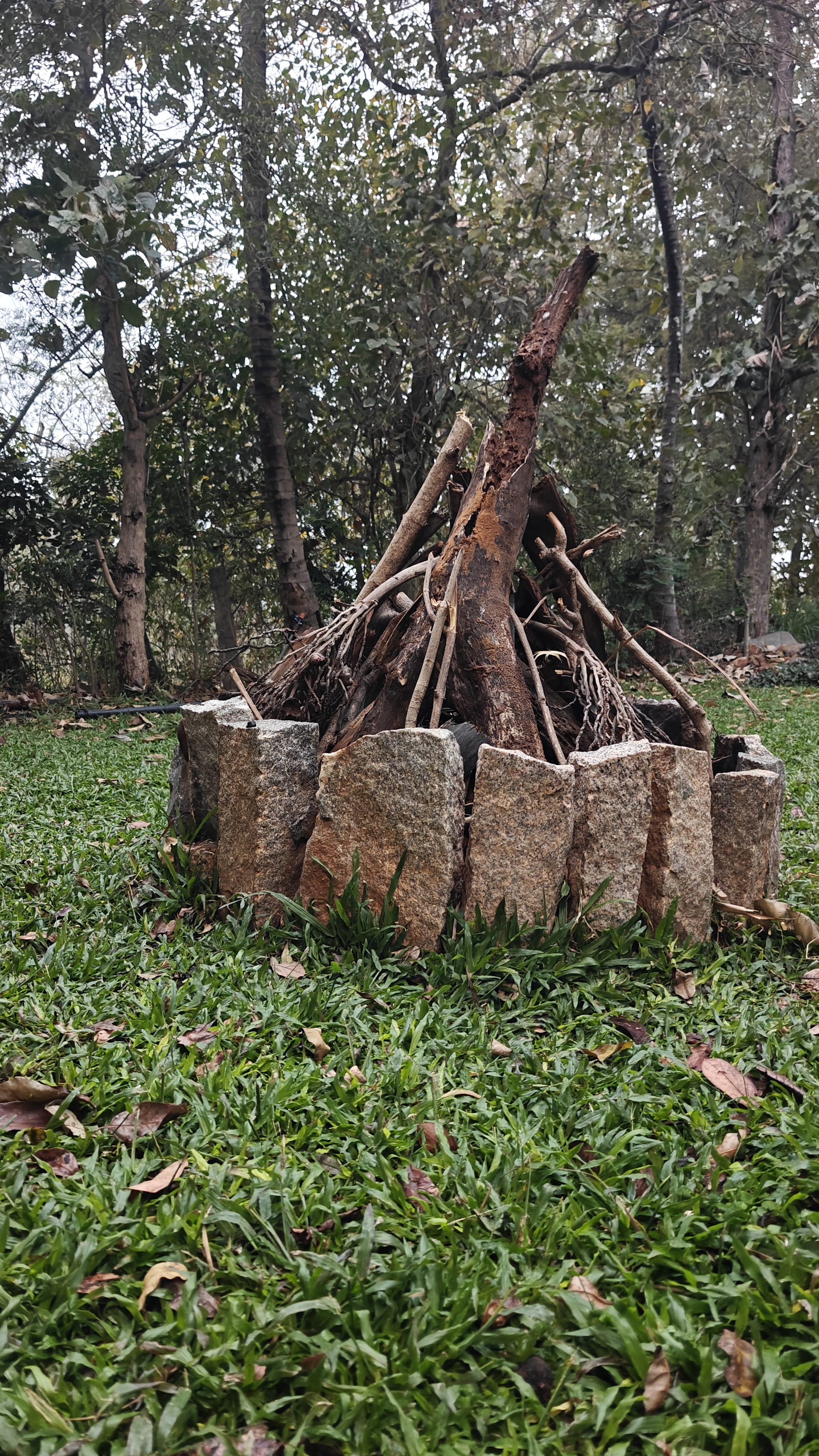Bonfire area at Villa Shanta