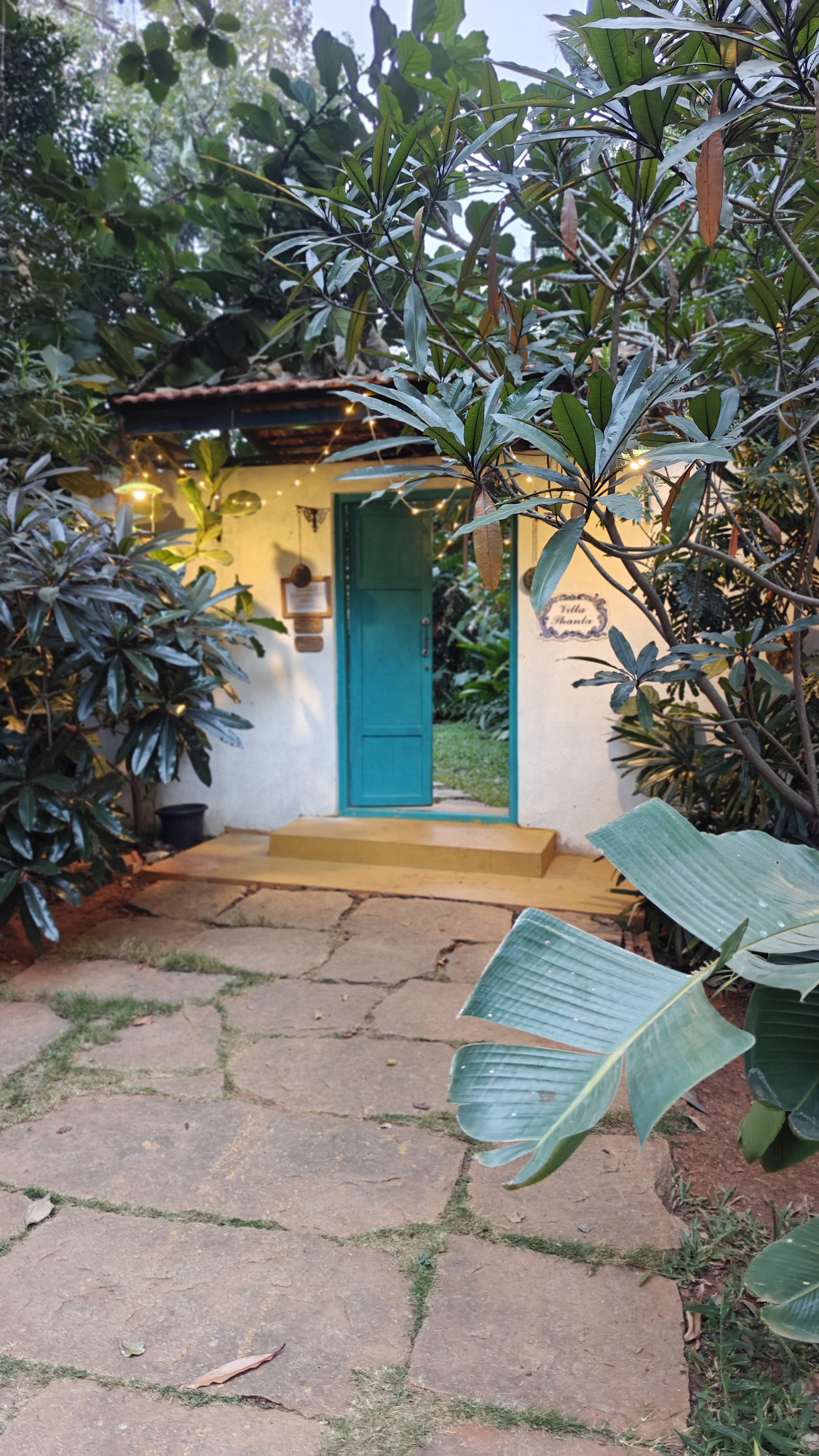 Villa Shanta entrance
