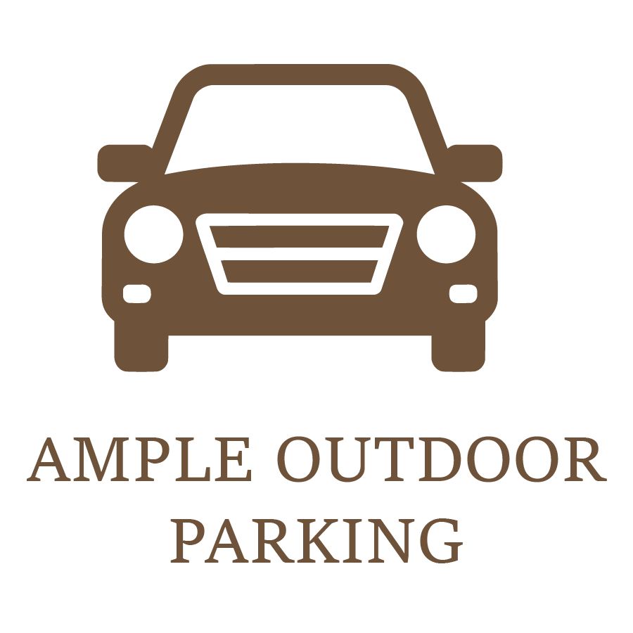 Ample Outdoor Parking